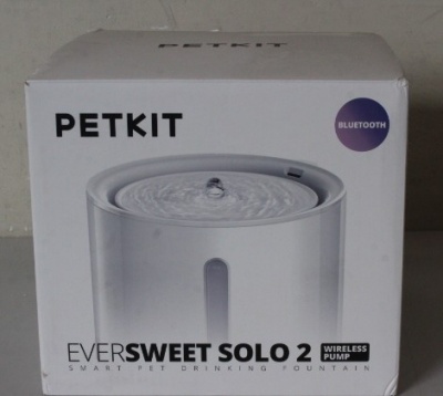 SALE OUT. Petkit P4114 (CT-W2) Eversweet Solo 2 Fountain, White | PETKIT | Smart Pet Drinking Fountain | Eversweet Solo 2 | Capacity 2 L | Filtering | Material Plastic | White | DEMO | 24 month(s)