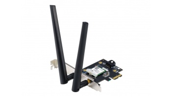 Asus | WiFi 7 PCI-E Adapter with 2 external antennas | PCE-BE6500 | 802.11be | Mesh Support No | MU-MiMO No | No mobile broadband
