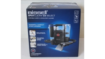 SALE OUT. Bissell | SpotClean C5 Select Portable Carpet and Upholstery Cleaner | 3928N | Corded operating | Handheld | Washing function | 400 W | Black/Blue | Warranty 24 month(s) | Battery warranty 24 month(s) | DAMAGED PACKAGING, SMALL SCRATCHED ON TOP