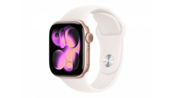 Apple Watch Series 11 GPS 42mm Rose Gold Aluminium Case with Light Blush Sport Band - M/L | Apple
