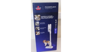 SALE OUT. Bissell Stick Vacuum | PowerClean | Cordless operating | 200 W | Operating time (max) 40 min | Warm White/Gray/Sparkling Silver | Warranty 24 month(s) | USED, DIRTY, SCRATCHES, MISSING INNER PACKAGING