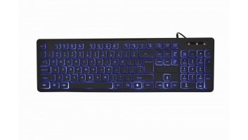KEYBOARD MULTIMEDIA USB ENG/BLACK KB-UML3-02 GEMBIRD