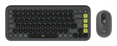 KEYBOARD +MOUSE COMBO POP ICON/GR/GREEN 920-013140 LOGITECH