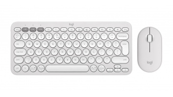 KEYBOARD +MOUSE COMBO PEBBLE 2/WHITE 920-012240 LOGITECH