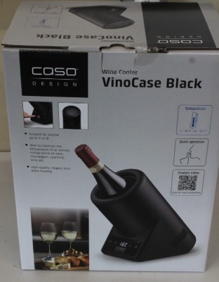 SALE OUT. Caso | Wine Cooler | VinoCase | Black | USED, SCRATCHES