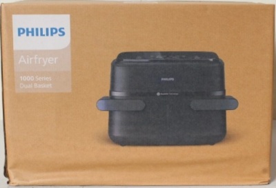 SALE OUT. Philips Airfryer 1000 Series NA150/00, 7 L, Black | Philips Airfryer Dual Basket | NA150/00 1000 Series | Power 2450 W | Capacity 7 L | RapidAir Plus | Black | DAMAGED PACKAGING