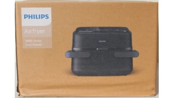 SALE OUT. Philips Airfryer 1000 Series NA150/00, 7 L, Black | Philips Airfryer Dual Basket | NA150/00 1000 Series | Power 2450 W | Capacity 7 L | RapidAir Plus | Black | DAMAGED PACKAGING