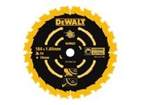 DEWALT | DT10302-QZ EXTREME 2nd Fix Circular Saw Blade 184mm 16mm Bore 24T
