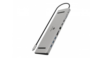 Raidsonic Docking Station | IB-DK2106a-CPD | Ethernet LAN (RJ-45) ports 1 | VGA (D-Sub) ports quantity 1 | HDMI ports quantity 2
