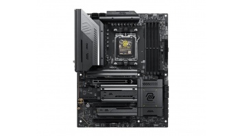 MSI MAG X870E TOMAHAWK MAX WIFI | Processor family AMD | Processor socket AM5 | DDR5 | Supported hard disk drive interfaces SATA, M.2 | Number of SATA connectors 4