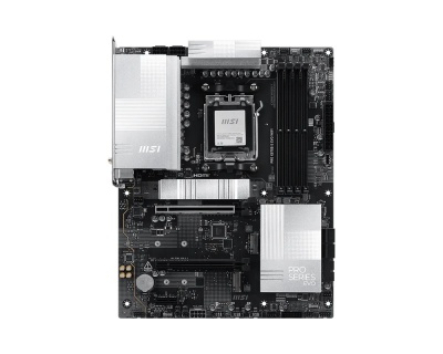 MSI PRO X870E-S EVO WIFI | Processor family AMD | Processor socket AM5 | DDR5 | Supported hard disk drive interfaces SATA, M.2 | Number of SATA connectors 4