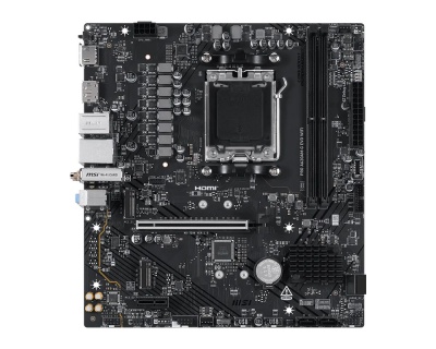 MSI PRO A620AM-G EVO WIFI | Processor family AMD | Processor socket AM5 | DDR5 | Number of SATA connectors 4 | Supported hard disk drive interfaces SATA, M.2