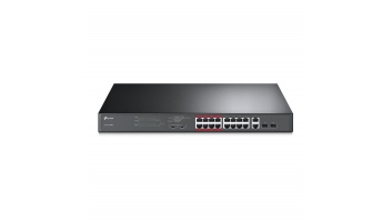 Switch|TP-LINK|Desktop/pedestal|16x10Base-T / 100Base-TX|2x10/100/1000BASE-T/SFP combo|PoE+ ports 16|192 Watts|TL-SL1218MP
