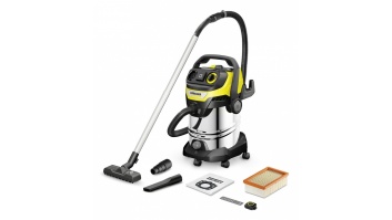 Vacuum Cleaner|KARCHER|Suction power 315 AW|Dust capacity 30 L|Drum vacuum|Cleaning type Dry&wet|Dust container Bagless|Colour Black/Yellow/Silver|1.628-385.0
