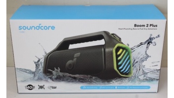 SALE OUT. Anker Soundcore | Portable Bluetooth Speaker | Boom 2 Plus | Warranty 24 month(s) | 140 W | Bluetooth | Wireless connection | Portable | Adventure Green | UNPACKED, MISSING INNER PACKAGING