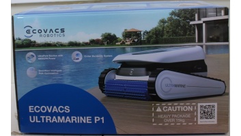 SALE OUT. Ecovacs ULTRAMARINE P1 Robotic Pool Cleaner, 4800 GPH power, SmartNavi, White/Blue | Ecovacs ULTRAMARINE P1 | Robotic Pool Cleaner | Operating time (max) 180 min | Wet | Li-ion | 4600 mAh | White/Blue | DEMO