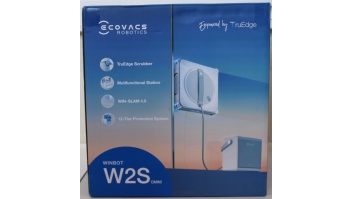 SALE OUT. | Ecovacs Window Cleaning Robot | WINBOT W2S OMNI | Corded | 8000 Pa | White | SCRATCHED ITEM, REMOVED SOCKET COVER