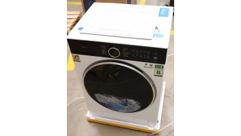 SALE OUT. Midea MF205W80BA30/W-BK Washing Machine | Midea Washing Machine | MF205W80BA30/W-BK | Energy efficiency class A | Front loading | Washing capacity 8 kg | 1400 RPM | Depth 49 cm | Width 60 cm | Display | LED | White | UNPACKED, SCRATCHED DOOR