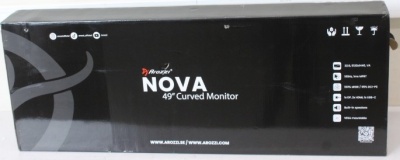 SALE OUT. Arozzi Nova 49" VA, 165Hz - White | Arozzi Nova | 49 " | VA | 32:9 | 165 Hz | 4 ms | 5120 x 1440 pixels | 350 cd/m² | HDMI ports quantity 2 | White | Warranty 24 month(s) | DAMAGED PACKAGING, USED, SCRATCHED BODY AND AC-ADAPTER