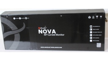 SALE OUT. Arozzi Nova 49" VA, 165Hz - White | Arozzi Nova | 49 " | VA | 32:9 | 165 Hz | 4 ms | 5120 x 1440 pixels | 350 cd/m² | HDMI ports quantity 2 | White | Warranty 24 month(s) | DAMAGED PACKAGING, USED, SCRATCHED BODY AND AC-ADAPTER