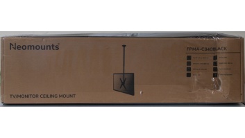 SALE OUT. Neomounts FPMA-C340BLACK Monitor/TV mount ceiling 32-75" - h 106-156 cm | Neomounts Ceiling mount | FPMA-C340BLACK Monitor/TV mount ceiling screen | Adjustable Height, Rotate, Tilt, Swivel | 32-75 " | Maximum weight (capacity) 50 kg | DAMAGED PA