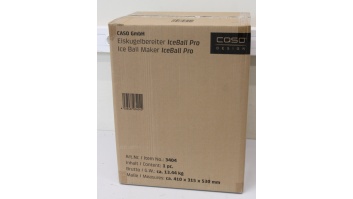 SALE OUT. Caso Ice Ball Maker | IceBall Pro | Power 130 W | Capacity 1.3 L | Matt Black | USED, DIRTY