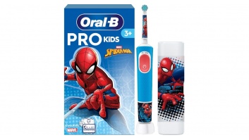 BRAUN Vitality Pro bērnu el.zobu birste, Spiderman ar futlāri