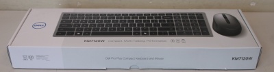 SALE OUT. Dell Keyboard and Mouse KM7120W Wireless Russian | Dell | Keyboard and Mouse | KM7120W | Keyboard and Mouse Set | Wireless | Batteries included | Bluetooth | Wireless connection | Russian | Titan Gray | DEMO, SCRATCHED