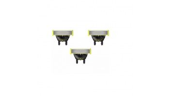 Philips | Replaceable blade (3 pcs) | QP430/50 OneBlade | Black/Green