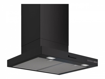 Bosch DWB65CC60 Wall-mounted Extractor Hood, B, Width 60 cm, Max extraction power in intensive mode 594 m3/h, Matte Black | Bosch