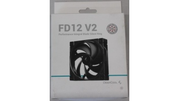 SALE OUT. Deepcool cooling fan R-FD12V2-BKNPN1-G | Deepcool Cooling Fan | FD12 V2 | Black | DAMAGED PACKAGING