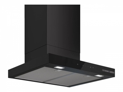 Bosch DWB67DN60 Wall-mounted Extractor Hood, A, Width 60 cm, Max extraction power in intensive mode 699 m3/h, Matte Black | Bosch