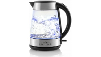 ETA Kettle | Crystela II 1154 90000 | 2200 W | Electric | 1.7 L | Glass | 360° rotational base | Glass