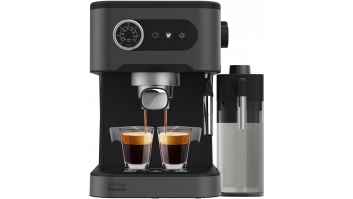 Cecotec Coffee machine | Power Espresso 20 Pro Latte | Pump pressure 20 bar | Built-in milk frother | Semi-automatic | Black | 1350 W