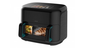Cecotec Double hot air fryer | Cecofry&Grill Smokin'Prime 11000 | Power 2800 W | Capacity 11 L | Black