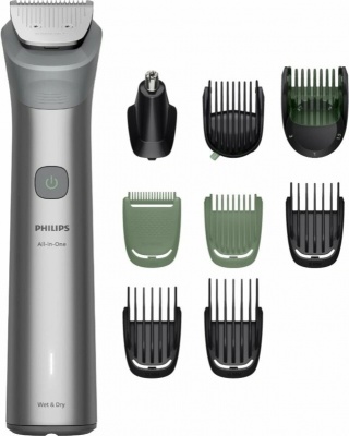 Philips All-in-One Hair trimmer | MG5931/15 Series 5000 | Cordless | Number of length steps 13 | Step precise 0.5 mm | Light gray