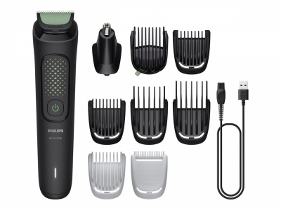 Philips Hair trimmer | MG3946/15 Series 3000 | Cordless | Number of length steps 12 | Black