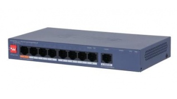 Switch|DAHUA|CS4009-8ET1GT-60|Switch type Managed|Switch layer L2|9xRJ-45 ports|RJ-45 Ports Type Gigabit Ethernet (10/100/1000)|8xFast Ethernet (copper) ports quantity|1xGigabit Ethernet (copper) ports quantity|Power over Ethernet (PoE) Yes|CS4009-8ET1GT-