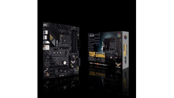 Asus | TUF GAMING B550-PLUS | Processor family AMD | Processor socket AM4 | DDR4 | Memory slots 4 | Chipset AMD B | ATX