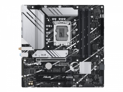 Asus | PRIME B760M-A WIFI | Processor family Intel | Processor socket LGA1700 | DDR5 | Supported hard disk drive interfaces M.2, SATA | Number of SATA connectors 4