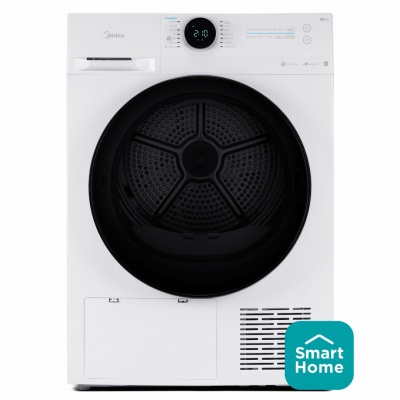 Midea | Dryer Machine | MD200H80BW/W-HR | Energy efficiency class C | Front loading | 8 kg | LED | Depth 60 cm | Wi-Fi | White