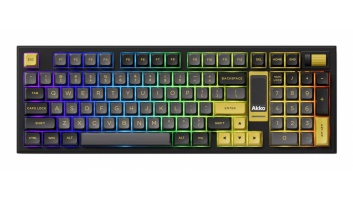 KEYBOARD WRL 5098B PLUS/BLACK/GOLD 6925758630917 AKKO