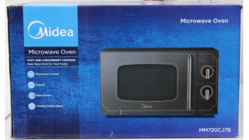 SALE OUT. | Midea | Microwave oven | MM720CJ7B | Free standing | 700 W | Black | DAMAGED PACKAGING, MISSING INNER PACKAGING, SCRATCHED ITEM
