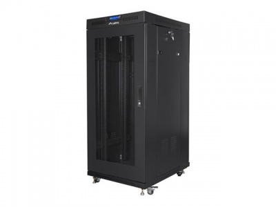 Lanberg | Rack cabinet 19" free-standing 27U/600x600 (flat pack) with mesh door, LCD | FF01-6627-23BL | Black