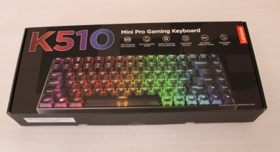 SALE OUT. Lenovo Legion K510 Mini Pro | Gaming Keyboard | Wired | US English | DEMO