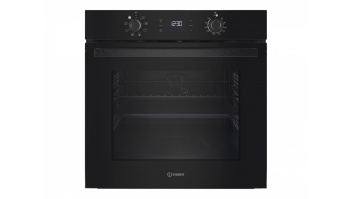 INDESIT Oven | IO K55C B | 71 L | Electric | Catalytic | Electronic | Height 59.5 cm | Width 59.5 cm | Black