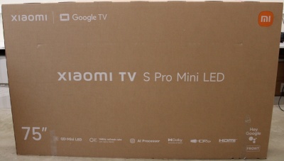 SALE OUT. Xiaomi TV S Pro Mini LED 75 2026 4K UHD (3840 x 2160) | Xiaomi TV S Pro Mini LED 75 2026 | 75" | Smart TV | Google TV | 4K UHD (2160p) | Dark Grey | DEMO