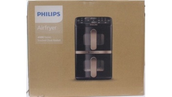 SALE OUT. Philips NA462/80 Airfryer 4000 Series Dual Basket, 10 L | Philips Airfryer, Dual Basket | NA462/80 4000 Series | Capacity 10 L | Power 2750 W | RapidAir | Silk White/Beige | DAMAGED PACKAGING