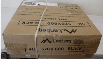 SALE OUT. Lanberg Rack cabinet 19" wall-mounted 4U 600 fast assembly (flat pack), black | SALE OUT. Lanberg Rack cabinet 19" wall-mounted 4U 600 fast assembly (flat pack) | WFFA-5604-10B | Black | DAMAGED PACKAGING, UNPACKED