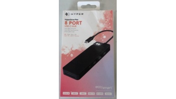 SALE OUT. Hyper HyperDrive Flex 8 Port USB-C Hub, Black | Hyper HyperDrive Flex 8 Port USB-C Hub, Black | HD4102BKGL | HDMI ports quantity 1 | Warranty 23 month(s) | DAMAGED PACKAGING